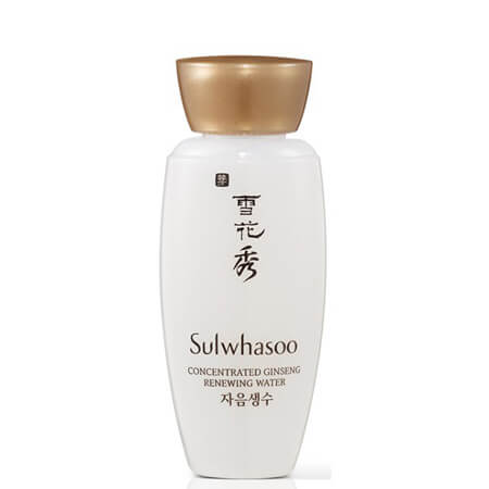 Sulwhasoo Concentrated Ginseng Renewing Water 15 ml โทนเนอร์ลดเลือนริ้วรอยอุดมไปด้วยน้ำโสม ให้ผิวชุ่มชื้นแน่นกระชับ